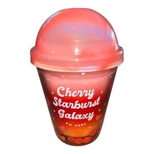 DW Home Cherry Starburst Galaxy Candle Cup 11.4 OZ Scented Single Wick NEW